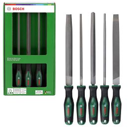 Zestaw 5 pilników do metalu, aluminium i matali kolorowych BOSCH