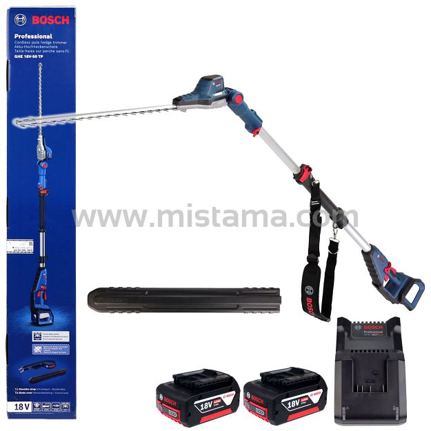 Sekator akumulatorowy na wysięgniku GHE 18V-50 TP BOSCH 2x4,0Ah