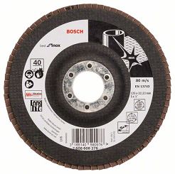 Tarcza listkowa X581 do stali nierdzewnej 125mm GR.40 BOSCH (prosta)