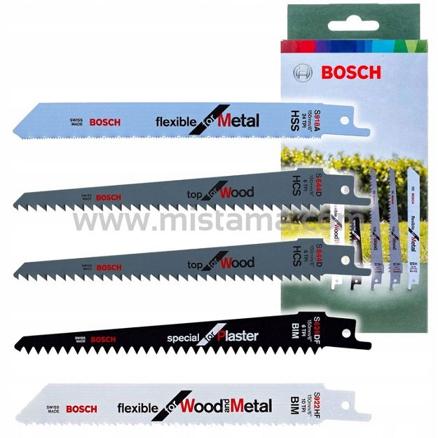 Brzeszczot do KEO BOSCH do drewna metalu 5 sztuk