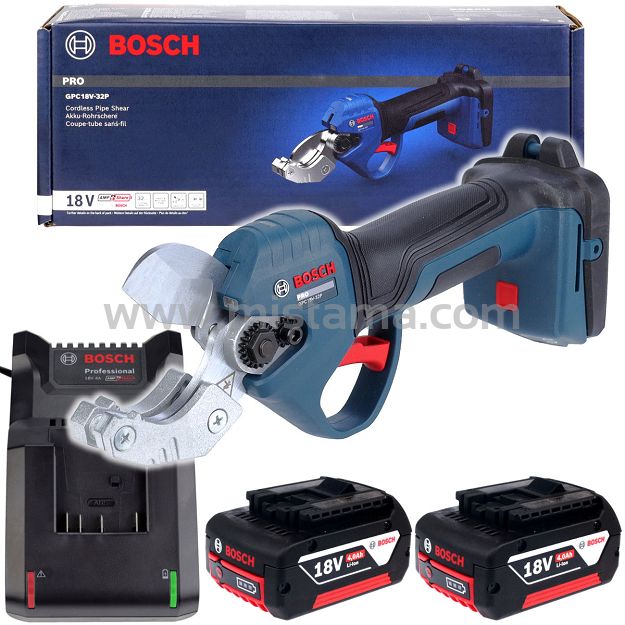 Nożyce akumulatorowe GPC 18V-32 P 2x4,0Ah do cięcia rur PEX i PVC
