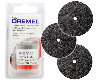Tarcza do cięcia metalu i plastiku 420 DREMEL (20 sztuk)