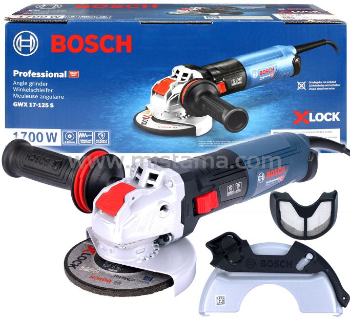 Szlifierka kątowa 1700W GWX 17-125 S BOSCH X-LOCK
