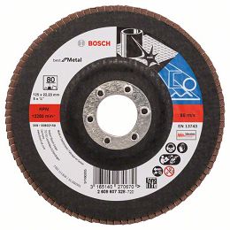 Tarcza listkowa X571 do metalu 125mm GR.80 BOSCH (prosta)