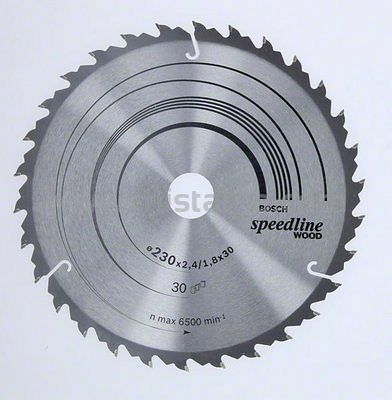 Tarcza pilarska 230/30mm Speedline Wood BOSCH (30 zębów)