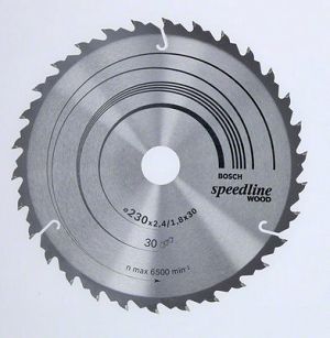 Tarcza pilarska 230/30mm Speedline Wood BOSCH (30 zębów)