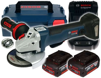 Szlifierka kątowa GWS 18V-10 PC BOSCH 2x5,0Ah L-BOXX