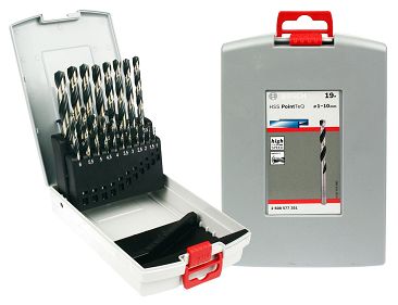 Zestaw 19 wierteł HSS-PointTeQ do metalu BOSCH