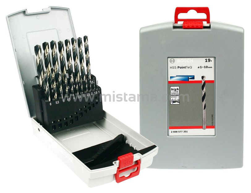 Zestaw 19 wierteł HSS-PointTeQ do metalu BOSCH