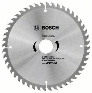 Tarcza pilarska 190/30mm Eco for Wood BOSCH (48 zębów)