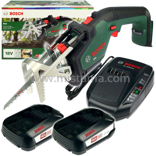 Piła akumulatorowa KEO 18V BOSCH 2x2,5Ah