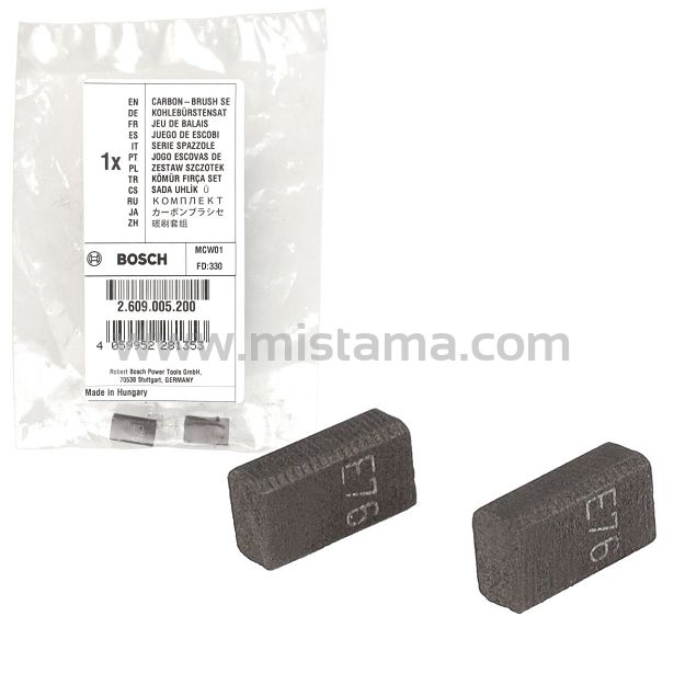 Szczotki węglowe do szlifierek kątowych i sekatorów PWS / AHS / EasyHedgeCut BOSCH