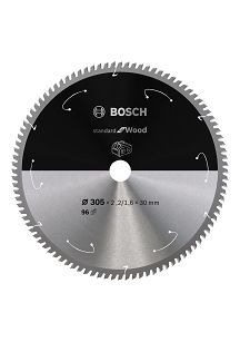 Tarcza pilarska 305/30mm Standard for Wood BOSCH (96 zębów) do pilarek aku