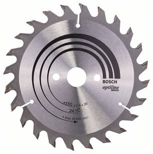 Tarcza pilarska 150/20mm Optiline Wood BOSCH (24 zęby)