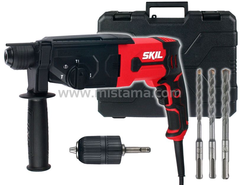 Młotowiertarka 850W 1770 SKIL + wiertła + uchwyt