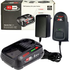 Zestaw startowy ładowarka AL18V-20 + akumulator PBA 18V 2,5Ah BOSCH