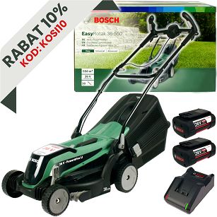 Kosiarka akumulatorowa 36V EASYROTAK 36-550 BOSCH 2x4,0Ah
