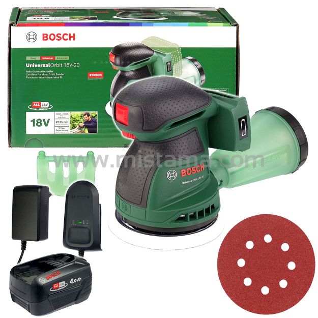 Szlifierka mimośrodowa UniversalOrbit 18V-20 BOSCH 1x4,0Ah