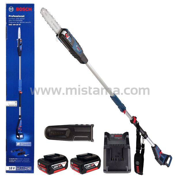 Piła łańcuchowa teleskopowa 25cm GKE 18V-25 TP 2x5,0Ah