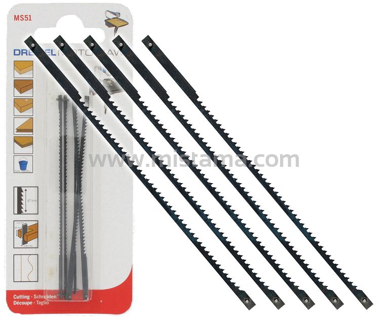 Brzeszczot do drewna MOTO-SAW MS51 DREMEL (5 sztuk)