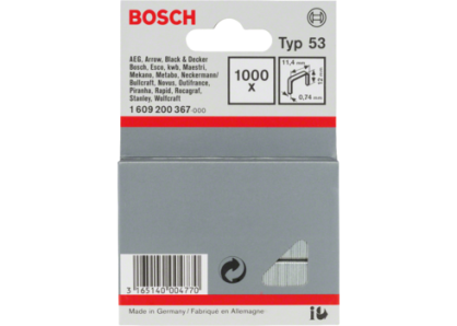 Zszywki 12 mm TYP 53 BOSCH (1000 szt.)