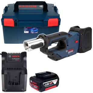 Akumulatorowa praska zaciskarka do rur GPT 18V-19 L-BOXX 1x4,0Ah