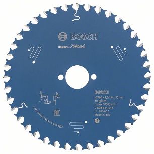 Tarcza pilarska 190/30mm Expert for Wood BOSCH (40 zęby)