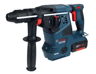 Akumulatorowy młot GBH 18V-28 CF + odsysacz GDE 18V-16 BOSCH L-BOXX 2x8,0Ah