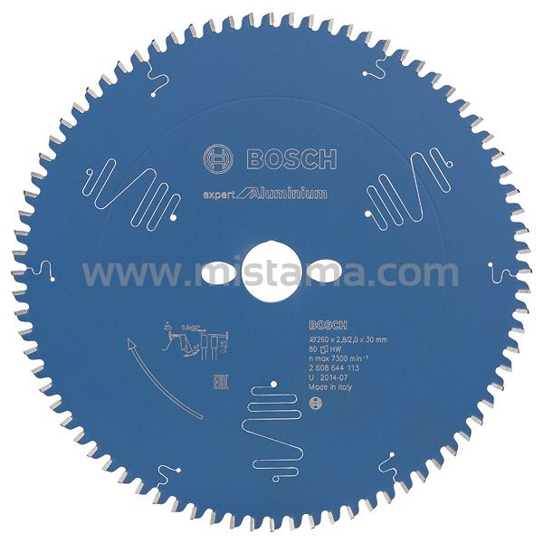 Tarcza pilarska 260/30mm Expert for Aluminium BOSCH (80 zębów)