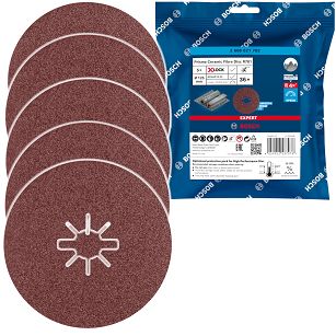 Tarcza fibrowa 125mm X-LOCK R781 PRISMA GR.36 BOSCH EXPERT (5 sztuk)