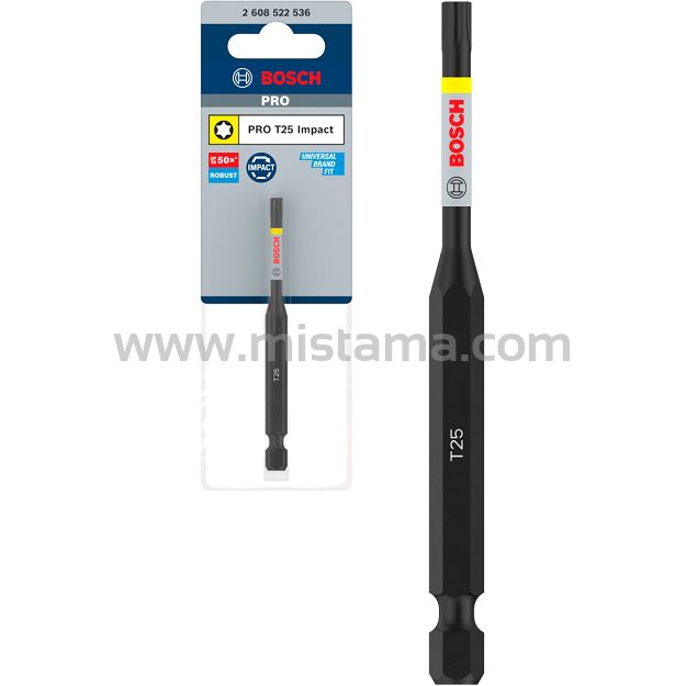 Klinga bit TORX T25 90 mm IMPACT BOSCH PRO
