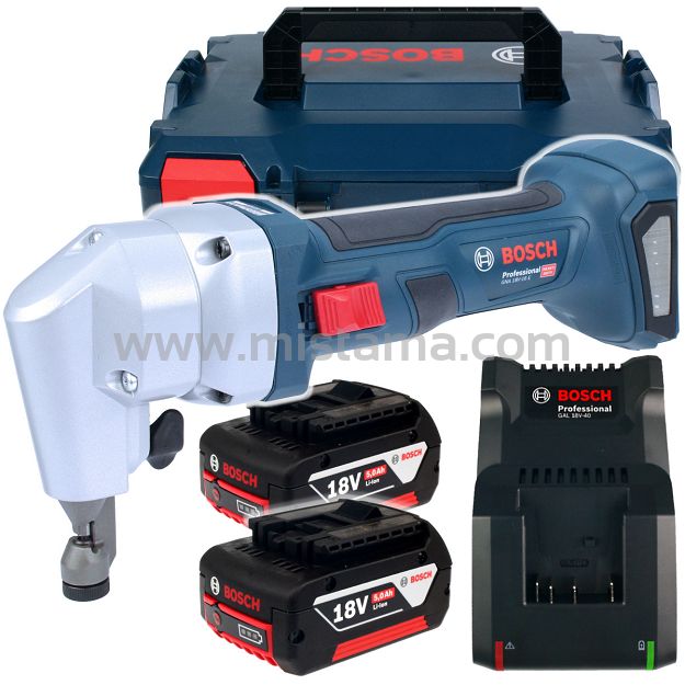 Rozdzierak do blachy GNA 18V-16 E BOSCH L-BOXX 2x5,0Ah