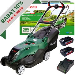 Kosiarka akumulatorowa 36V ADVANCEDROTAK 36V-40-650 BOSCH 2x2,0Ah