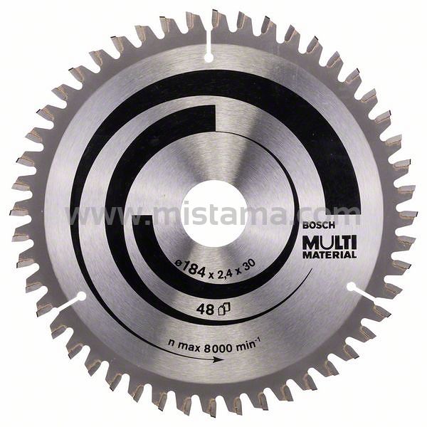 Tarcza pilarska 184/30mm MultiMaterial BOSCH (48 zębów)