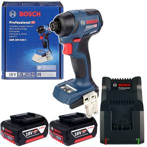 Klucz udarowy GDR 18V-220 C BOSCH 2x4,0Ah