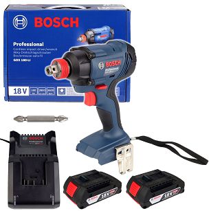 Klucz udarowy GDX 180-LI BOSCH 2x2,0Ah