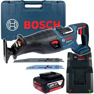 Piła szablasta 18V GSA 185-LI BOSCH 1x4,0Ah + walizka