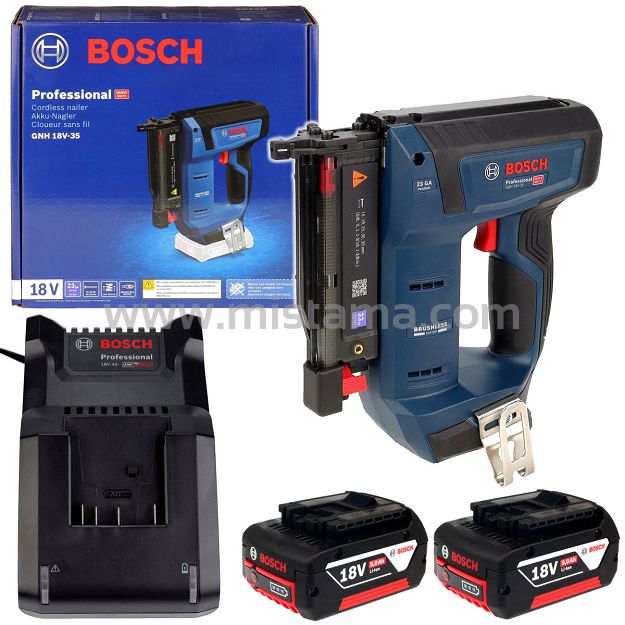 Gwoździarka GNH 18V-35 BOSCH 2x5,0Ah