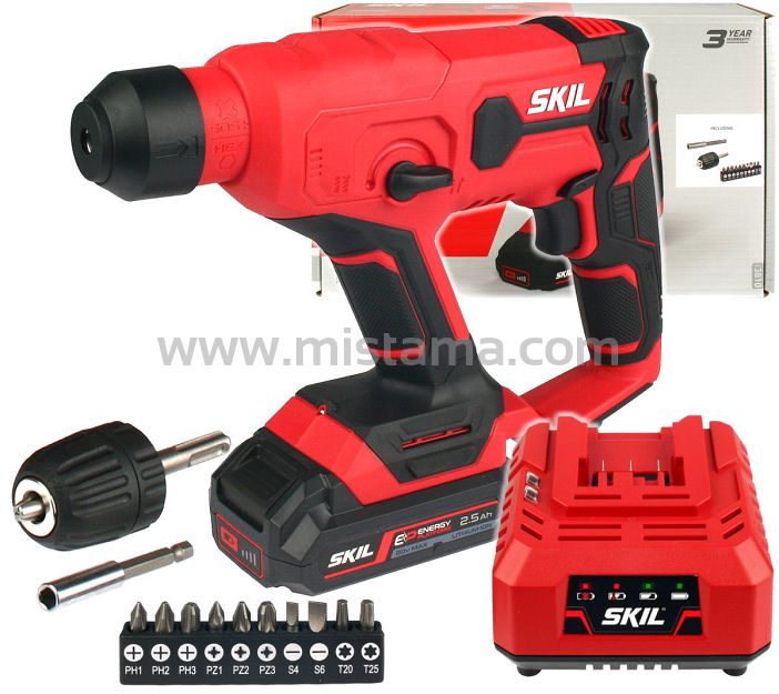 Młotowiertarka SDS-Plus 3810 SKIL 1x2,5Ah