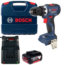 Wkrętarka 63Nm GSR 18V-65 BOSCH 1x4,0Ah + walizka
