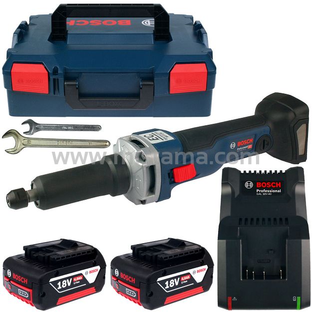 Szlifierka prosta 18V GGS 18V-23 LC BOSCH L-BOXX 2x4,0Ah