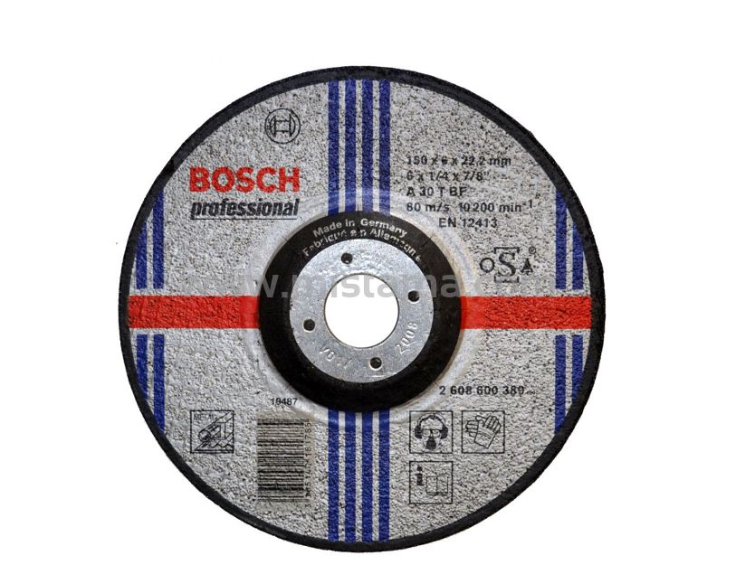 Tarcza korundowa 150/6,0mm BOSCH (do szlifowania stali)