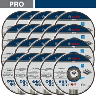Zestaw 25 tarcz korundowych 125/2,5mm Expert For Metal BOSCH (do cięcia stali)