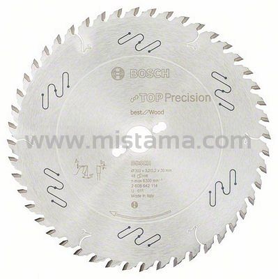 Tarcza pilarska 300/30mm Best for Wood BOSCH (48 zębów)
