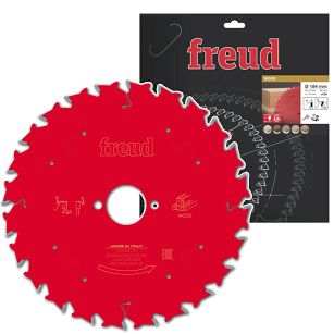 Piła widiowa 184/30 mm, 24 zęby FREUD do drewna, MDF