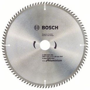 Tarcza pilarska 254/30mm Eco for Aluminium BOSCH (96 zębów)