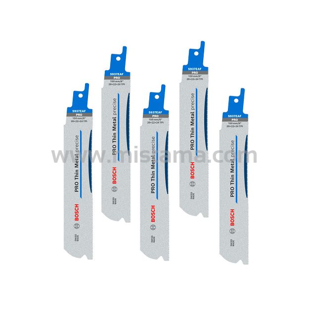 Brzeszczot do metalu S 937 BEF / S937BEF BOSCH - zestaw 5 szt.