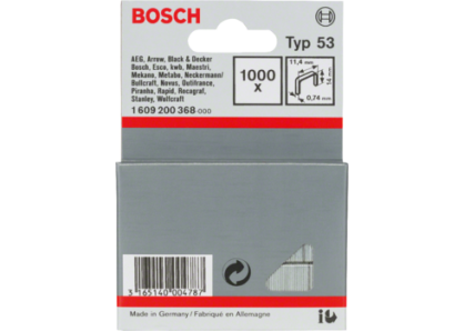 Zszywki 14 mm TYP 53 BOSCH (1000 szt.)