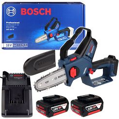 Akumulatorowa piła łańcuchowa do gałęzi GKE 18V-15 BOSCH 2x5,0Ah