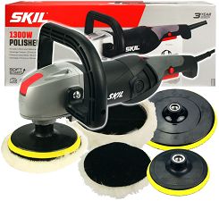 Polerka 1300W 180mm 9955 SKIL + 2 talerze + 2 wełny 
